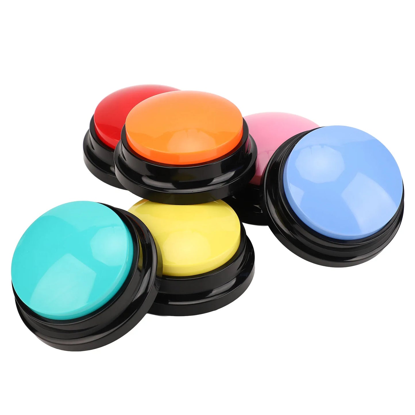 6pcs Dog Record Button Multifunction Portable 30 Seconds Record Talking Buttons for Cats Dogs Pets